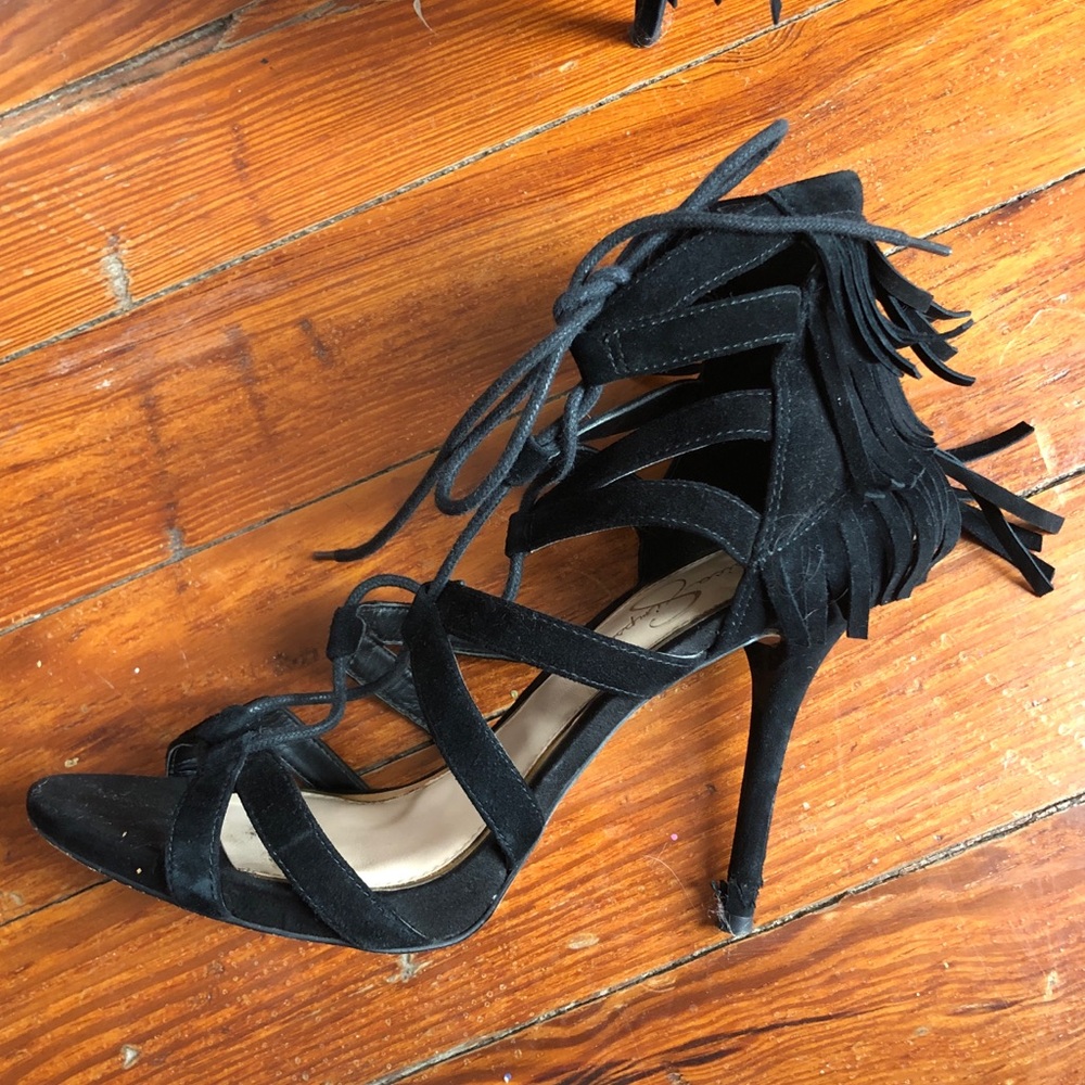 Jessica Simpson Black Heels